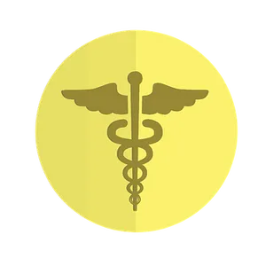 Caduceus Medical Symbol Icon