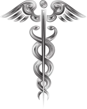 Caduceus Medical Symbol Illustration PNG