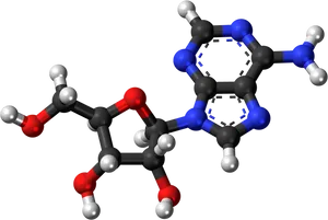 Caffeine Molecule Structure PNG image