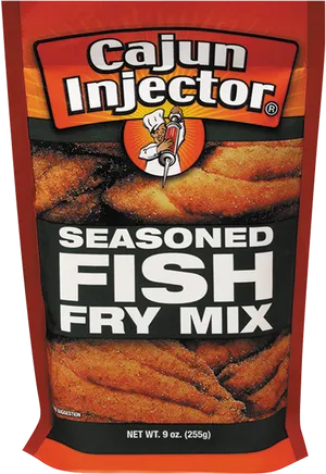 Cajun Seasoned Fish Fry Mix Package PNG image