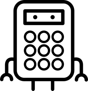 Calculator_ Character_ Icon PNG image