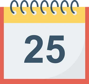 Calendar Icon Date25 PNG image