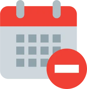 Calendar Icon Removed Date PNG image