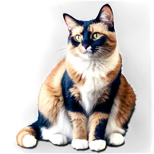 Calico Cat Filter Png Bok PNG image