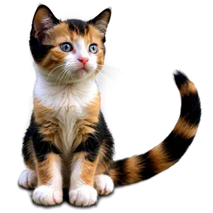 Calico Kitten PNG 05232024 PNG