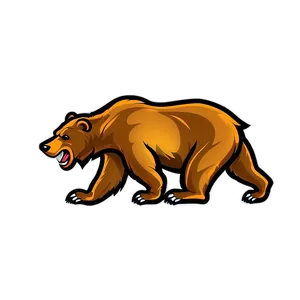 California Bear Mascot Png 1 PNG image