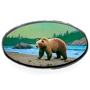 California Coastal Bear PNG Wbd