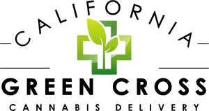 California Green Cross Cannabis Delivery Logo PNG image