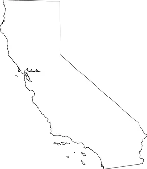 California State Outline PNG image