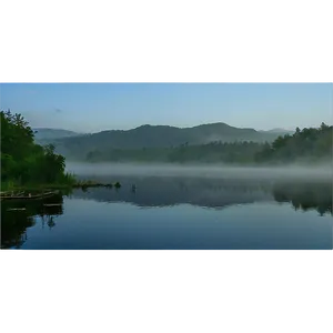 Calm Lake Mist PNG Ewn PNG