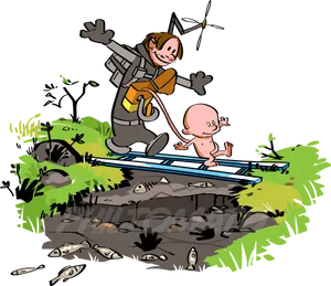 Calvinand Hobbes Imaginary Adventures PNG image
