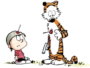 Calvinand Hobbes Space Explorers PNG image