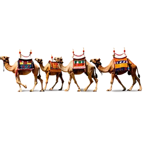 Camel Caravan PNG Cyg
