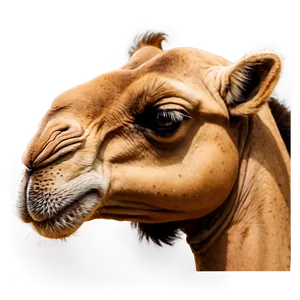Camel Face Close Up PNG Qkx34