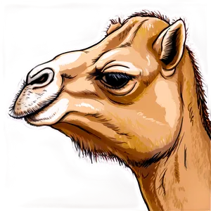 Camel Sketch PNG Uaa