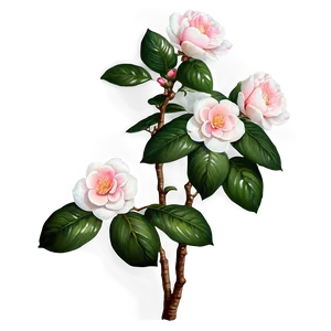 Camellia Flower Bush PNG 15 PNG