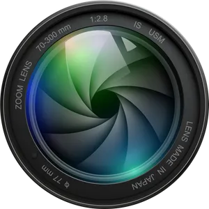 Camera Lens Aperture Design PNG image