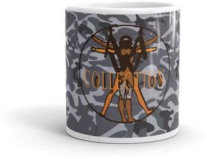 Camo Collection Mug Design PNG image