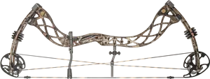 Camo Compound Bow PNG image