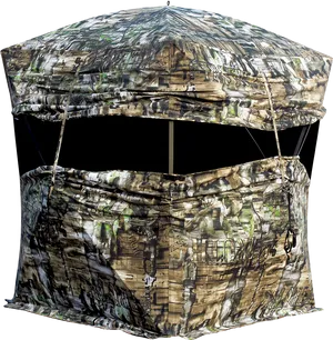 Camo Hunting Blind PNG image