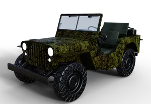 Camo Jeep Classic Model