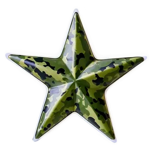 Camo Star Design Png 05062024 PNG image