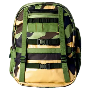 Camouflage Backpack PNG Lla