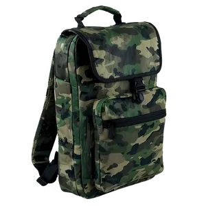Camouflage Book Bag Military PNG Hxx