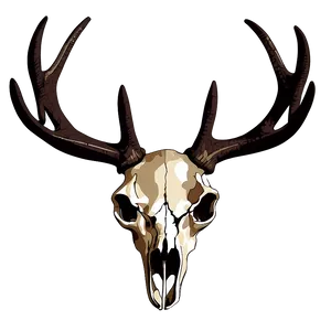 Camouflage Deer Skull PNG 88