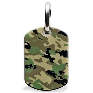 Camouflage Dog Tag PNG 33