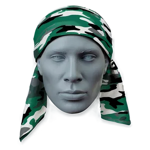 Camouflage Durag Png Qac PNG image