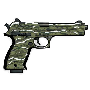 "camouflage Gun PNG: Hidden Warfare" Tto