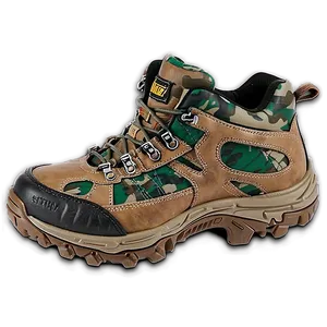 Camouflage Hiking Boots PNG Cse PNG