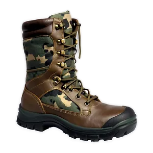 Camouflage Hiking Boots PNG Ehm1 PNG