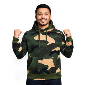 Camouflage Hoodie Png Hqs4 PNG image