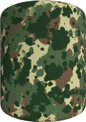Camouflage Pattern Cylinder Texture