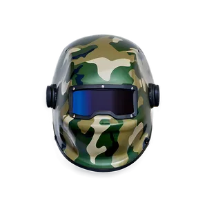 Camouflage Welding Helmet PNG 06292024