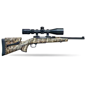 Camouflaged Hunting Rifle Graphic Png 06132024 PNG image