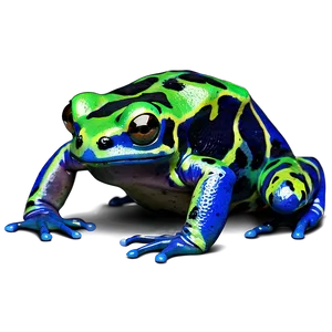 Camouflaged Poison Dart Frog PNG 06132024