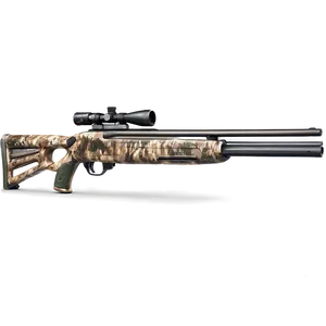 Camouflaged Shotgun For Hunting Png Pyy PNG image