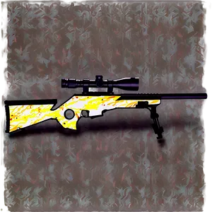 Camouflaged Sniper Rifle Graphic Png 47 PNG image