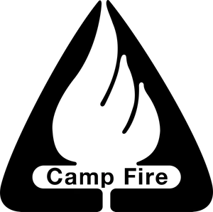 Camp Fire Vector Graphic PNG