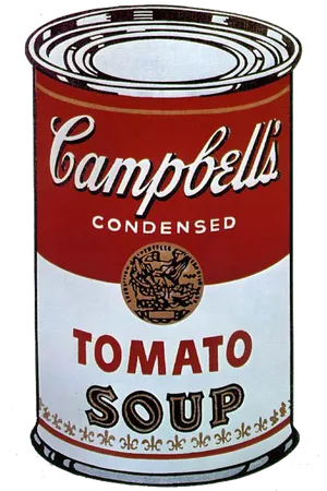 Campbells Tomato Soup Can PNG image