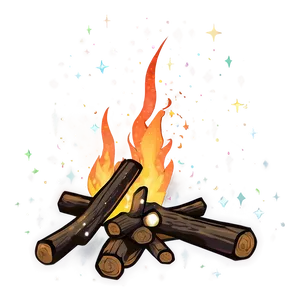 Campfire And Constellations PNG 05242024 PNG