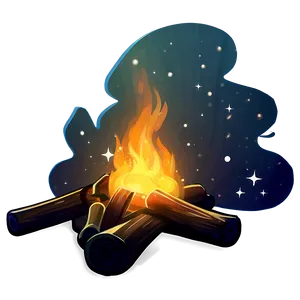 Campfire And Starry Sky PNG Ysg47 PNG