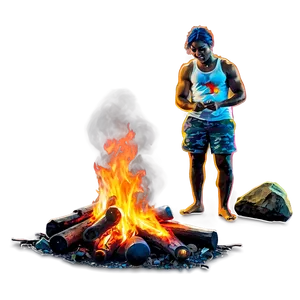 Campfire And Wildlife PNG Ifs PNG