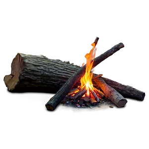 Campfire At Dusk PNG 05242024