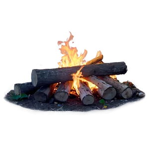 Campfire At Dusk PNG 05242024