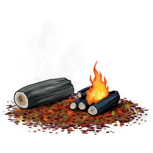 Campfire In Autumn Forest PNG 59 PNG