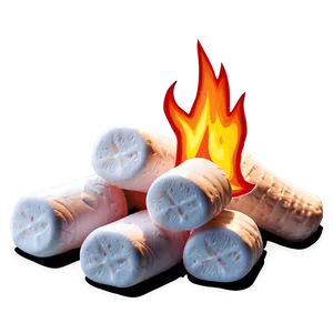 Campfire With Marshmallows PNG 5